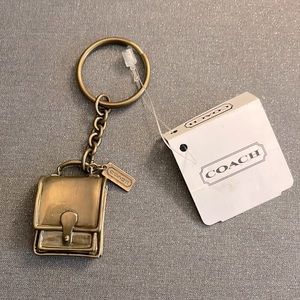 Vintage Coach Key Chain Fob NWT Brads New With Tag